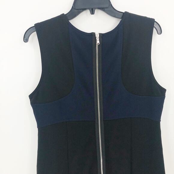 KF/KaufmanFranco Collective Dress 12 Black Color-Block Stretch Sleeveless - Picture 7 of 10